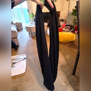 Black infinity scarf